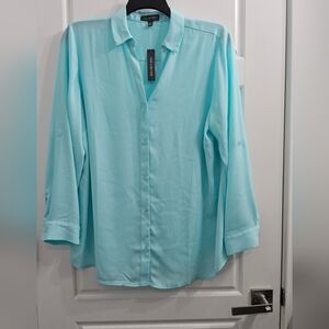 The Limited Tiffany Color Blue Shirt